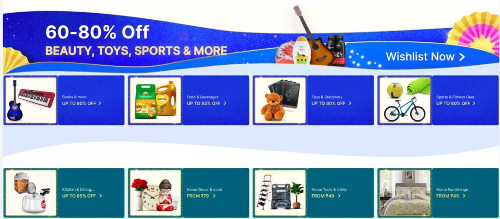 Flipkart Sale - Best Selling Beauty Toys Sports