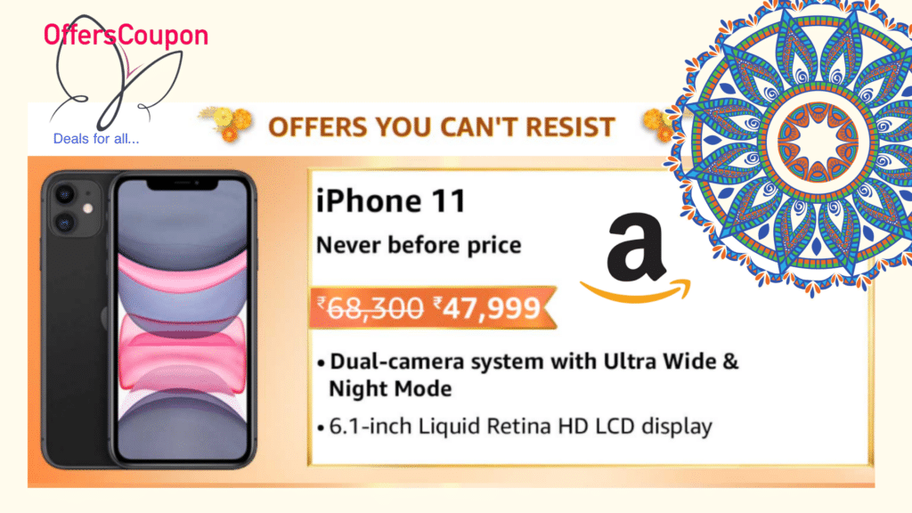 iPhone 11 lowest price with Amazon coupon promo code