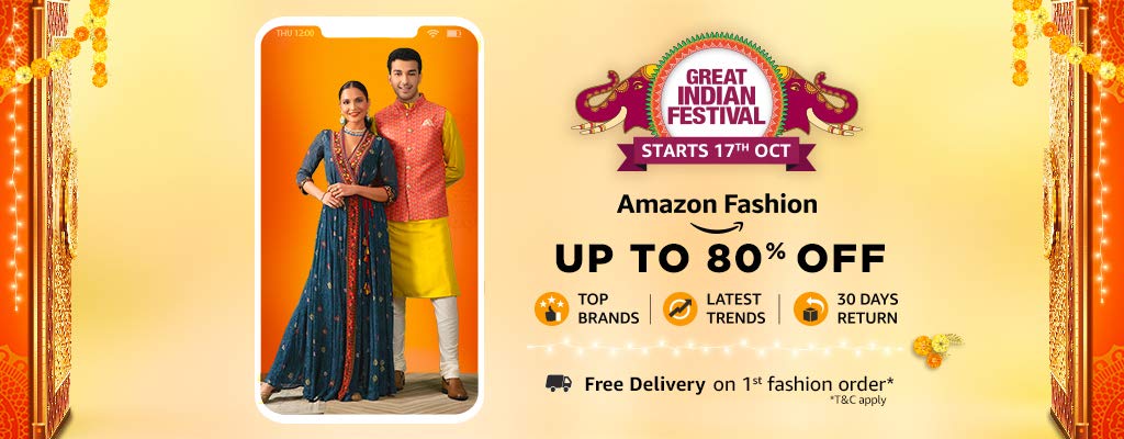 amazon coupons, 80% discount on Amazon Fashion